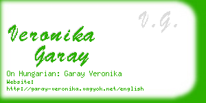 veronika garay business card